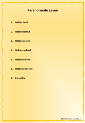 Pendelkaarten Spiritueel, set 1 - Afbeelding 2