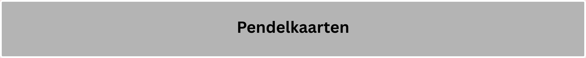 Pendelkaarten